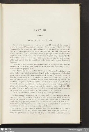 Part III. Dynamical Geology
