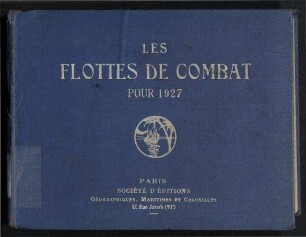 Les Flottes de Combat pour 1927
