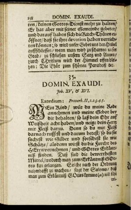 35. Domin. Exaudi.
