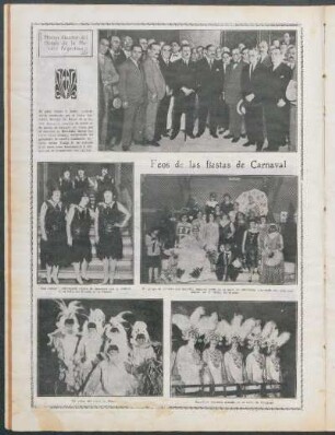 Ecos de las fiestas de carnaval
