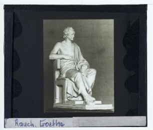 Rauch, Goethe sitzend in Toga