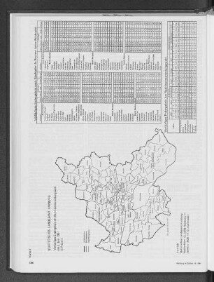 Vorläufiges Endergebnis der Bezirksversammlungswahl am 2. Juni 1991 nach Stadtteilen in Prozent (ohne Briefwahl)