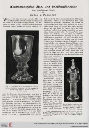 1: Württembergische Glas- und Edelsteinschneider, [5] : eine Untersuchung