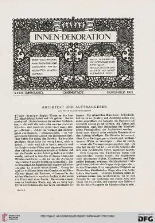 Architekt und Auftraggeber