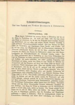 Schleswig-Holstein. 1848.