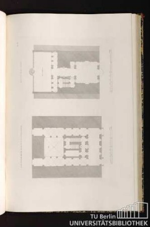 Pl. 87. Plan D'Un Palais Sur La Route De Florence A Sienne. Plan D'Un Palais A Sienne.