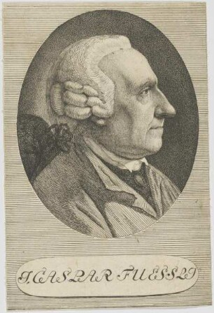 Bildnis des J. Caspar Fuessli