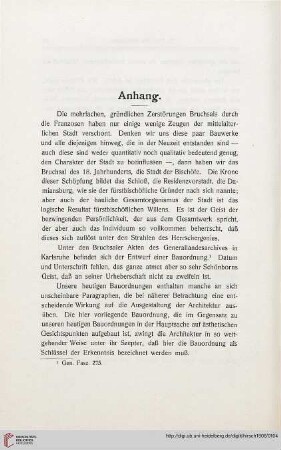 Anhang: Entwurf einer Bauordnung