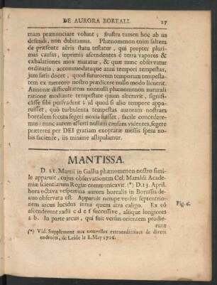 Mantissa.