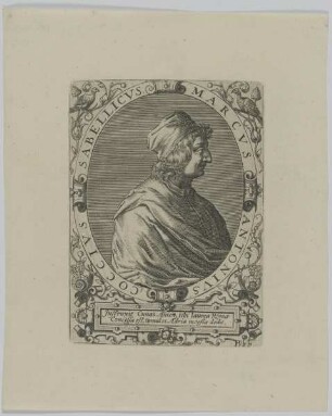 Bildnis des Marcvs Antonivs Coccivs Sabellicvs
