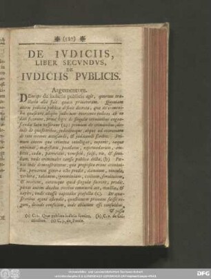 De Iudiciis, Liber Secundus, De Iudiciis Publicis.