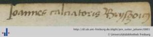 [Provenienz]: Sutter, Johann