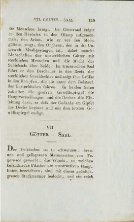 VII. Götter - Saal