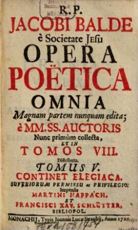 Opera Poetica omnia, 5