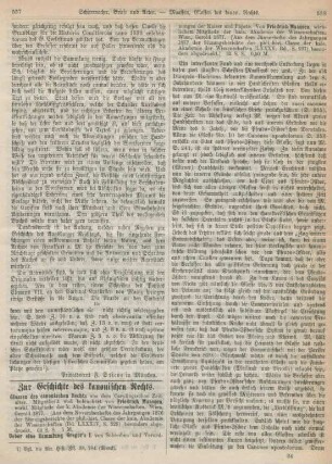 537-541 Zur Geschichte des kanonischen Rechts