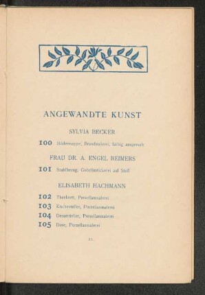 Angewandte Kunst