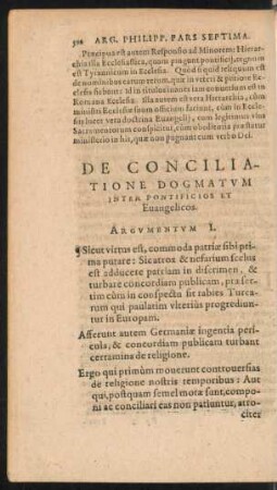 De Conciliatione Dogmatum Inter Pontificios Et Evangelicos.