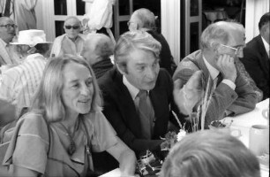 35. Tagung 1985 Physik; Bayrisches Frühstück: Frau Giaever, Ivar Giaever