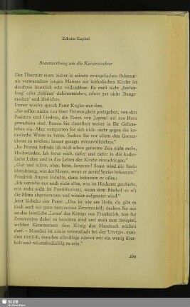 Zehntes Kapitel: Brautwerbung um die Kaiserstochter
