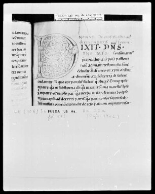 Ambrosius, Commentarius in Lucam — Initiale D (ixit deus), Folio 178 recto