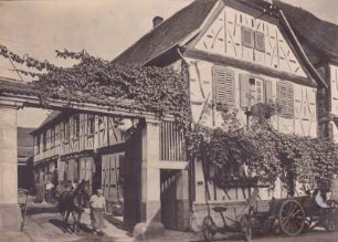 Fachwerk. Bauernhof