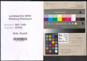 Entnazifizierung Rudolf Roth , geb. 29.08.1913 (Arbeiter)