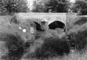 Rietschen-Hammerstadt. Brücke über den Weißen Schöps am ehem. Eisenhammer