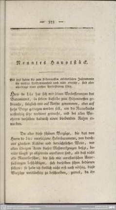 Neuntes Hauptstück