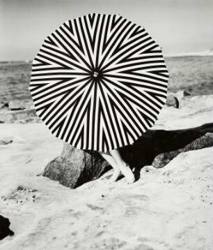 "The striped umbrella", Modeaufnahme, Modell Jan Rylander