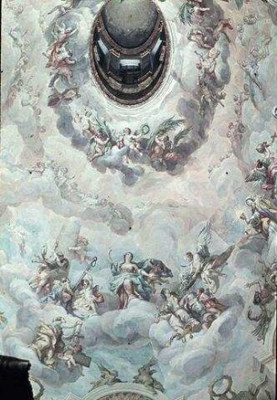 Intercessio des heiligen Karl Borromäus vor der Heiligen Dreifaltigkeit
