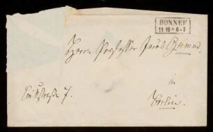 Brief von Dorothea Grimm an Jacob Grimm