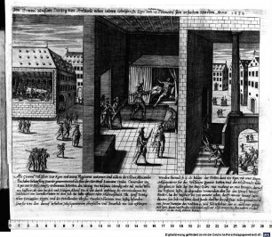 Wie General Walstain Hertzog von Friedland neben andern Obristen Zu Eger den 25 Februarij sein erstochen worden. Anno 1634.
