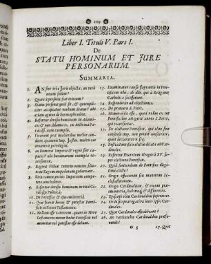 Pars I. De Statu Hominum Et Jure Personarum.