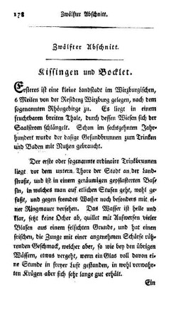 Zwölfter Abschnitt. Kissingen und Bocklet.