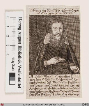 Bildnis Josua Wegelin