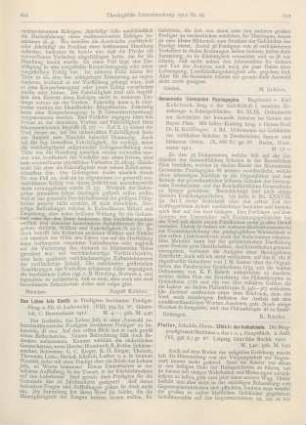 601-602 [Rezension] Lebrecht, O. (Hrsg.), Das Leben Jesu Christi in Predigten berühmter Prediger