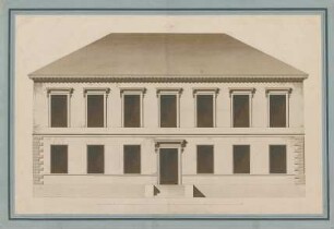 Fischer, Carl von; München; Palais Asbeck, Hauptfassade - Hauptfassade (Aufriss)