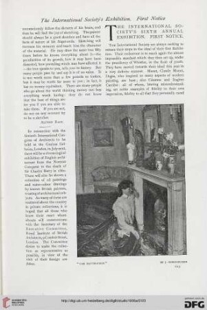 The International Society's sixth annual Exhibition, [1]