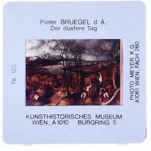 Brueghel (Pieter d. Ä.), Der düstere Tag (Wien KhM GG_1837)