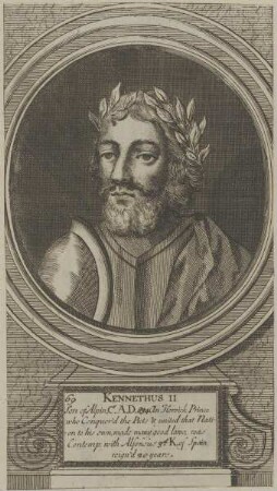 Bildnis von Kennethus II., König von Schottland