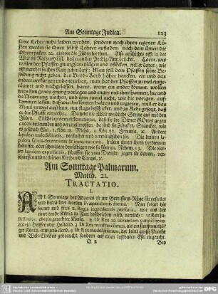 Am Sonntage Palmarum. Matth. 21