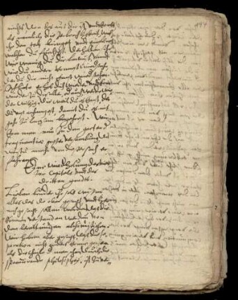 [Isaac Hollandus?]: Eine Wiederholung des vierten Capitels undt des dritten Gradts, Fragment