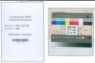 Entnazifizierung Hermann Dahlmann , geb. ()