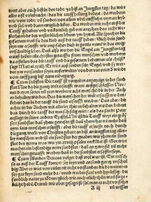 Ein Sermon von dem heiligen hochwirdigen Sacrament der Tauffe doctoris Martini Luther Augustiner