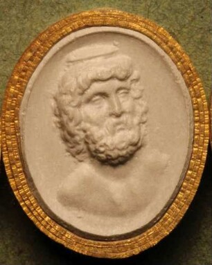 Kopf des Serapis im Halbprofil (Daktyliothek, Erstes Mythologisches Tausend)