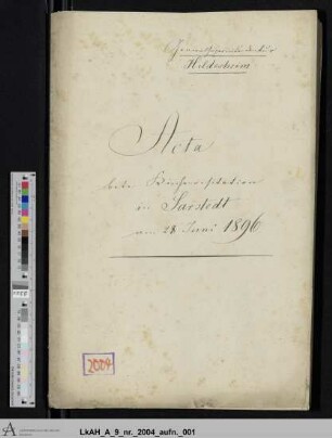 Sarstedt: Visitationsakten