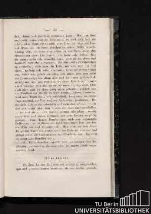 3) Das Aussäen.
