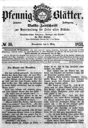 Nr. 10, Sonnabend, den 5. März