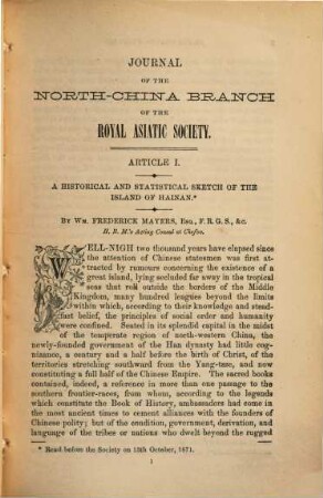 Journal. 7. 1871/72 (1873)