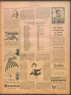 Los dolares que ganan algunos artistas